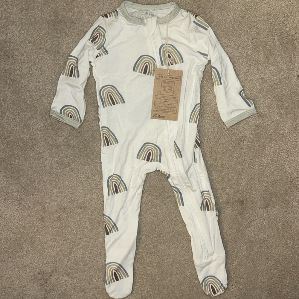 Kyte baby footie (zipper) 3-6m. NWT
